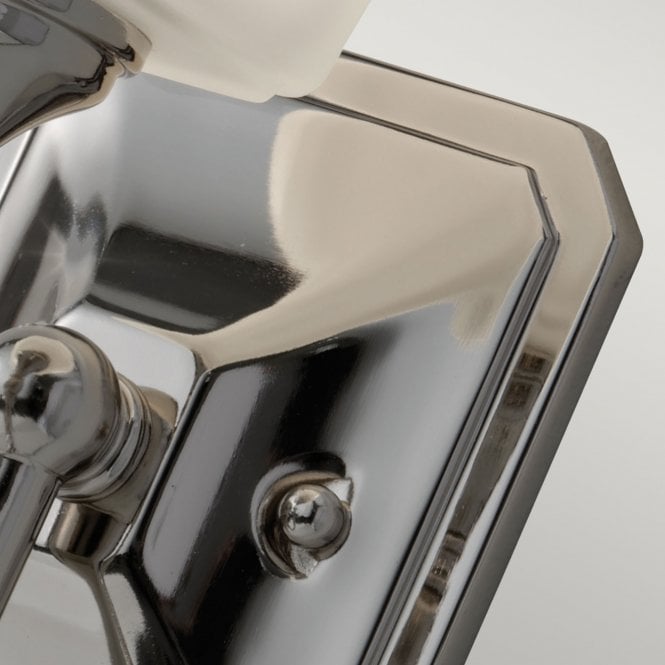 Concord bathroom Wall Light with a polished chrome finish