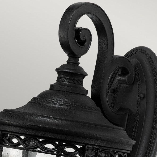 English Bridle 3 Light Large Wall Lantern with Black finish