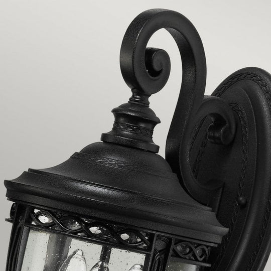 English Bridle Medium Wall Lanternwith a Black finish