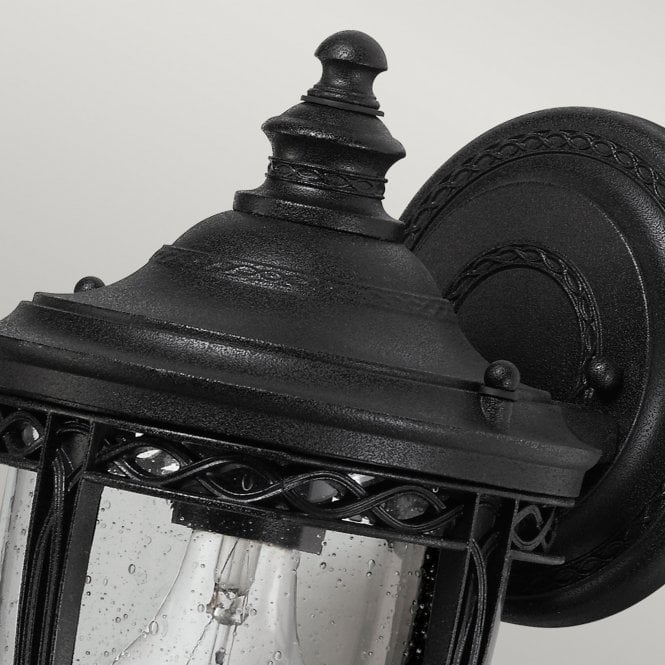 English Bridle Small Wall Lantern with Black finish