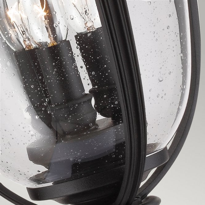 English Bridle Large Pedestal with a Black finish