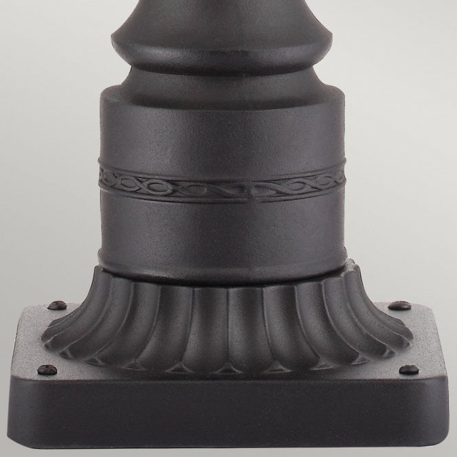 English Bridle Large Pedestal with a Black finish