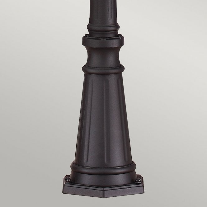 English Bridle Large Lamp Post in a Black finish