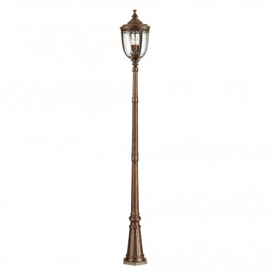 English Bridle Large Lamp Post with British Bronze finish