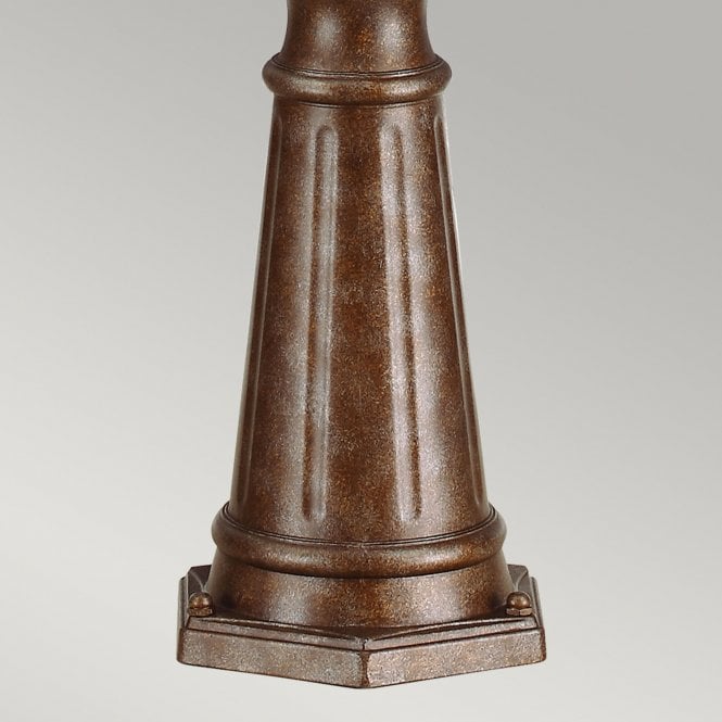 English Bridle Large Lamp Post with British Bronze finish