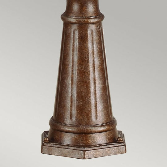 English Bridle Large Lamp Post with British Bronze finish