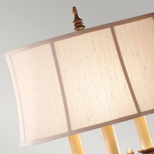 Gibson 4 light Floor Lamp with Cambridge Crackle finish