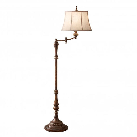 Gibson1 light Floor Lamp with Cambridge Crackle finish