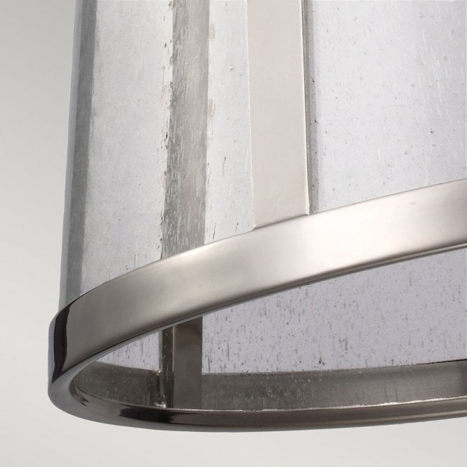 Harrow Medium Pendant with a Polished Nickel finish