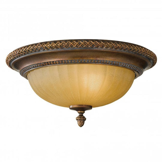 Kelham Hall Flush Firenze Gold/British Bronze