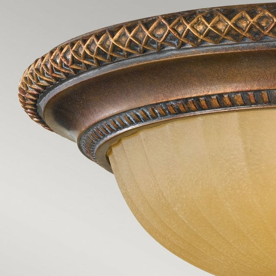 Kelham Hall Flush Firenze Gold/British Bronze