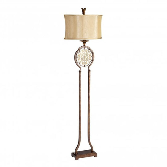 Marcella 1Lt Floor Lamp British Bronze/Oxidized Bronze