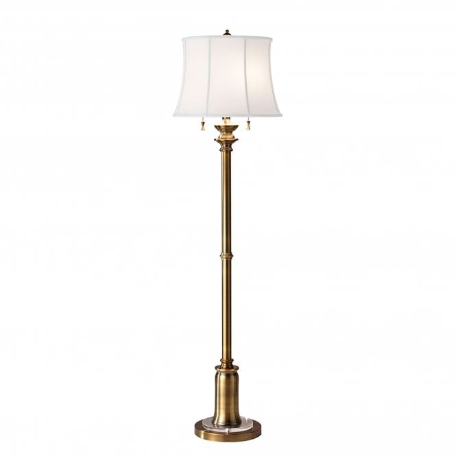 Stateroom 2Lt Floor Lamp Bali Brass Bali Brass