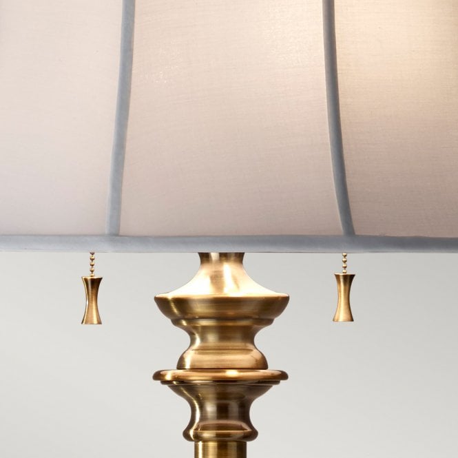 Stateroom 2Lt Floor Lamp Bali Brass Bali Brass