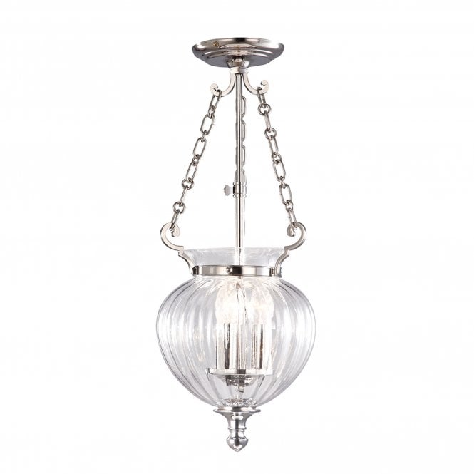 Finsbury Park Pendant Small Polished Nickel