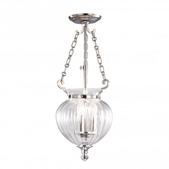 Finsbury Park Pendant Small Polished Nickel