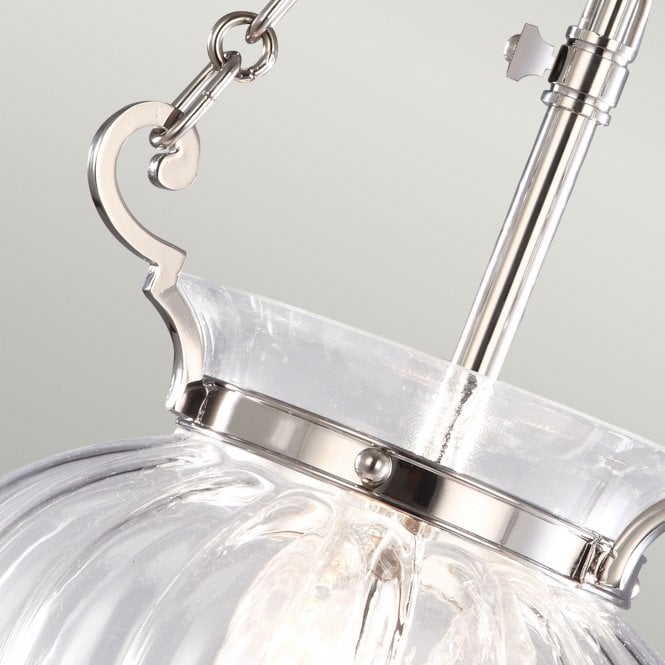 Finsbury Park Pendant Small Polished Nickel