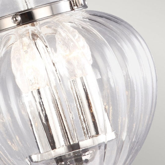 Finsbury Park Pendant Small Polished Nickel