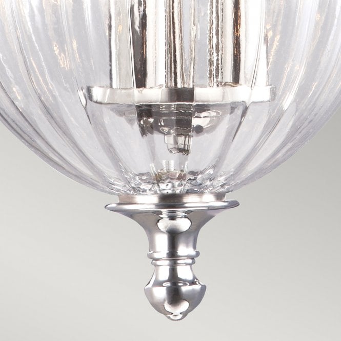 Finsbury Park Pendant Small Polished Nickel