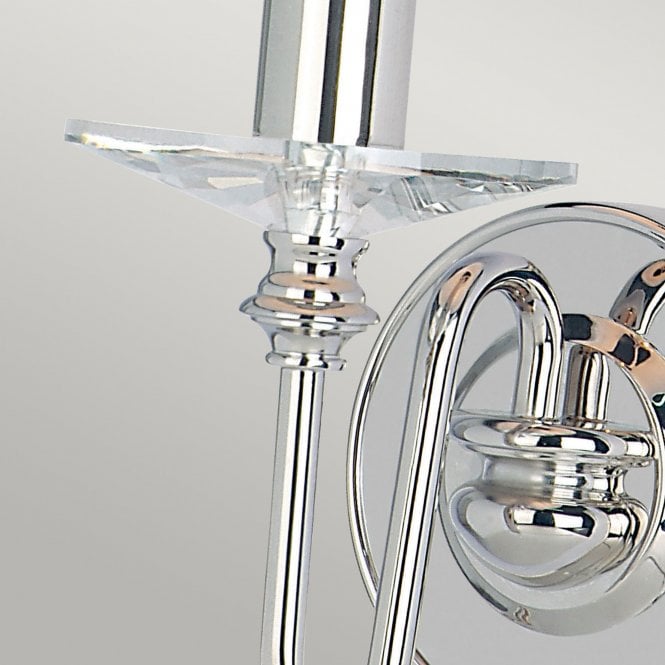 Finsbury Park Wall Light in a Polished Nickel