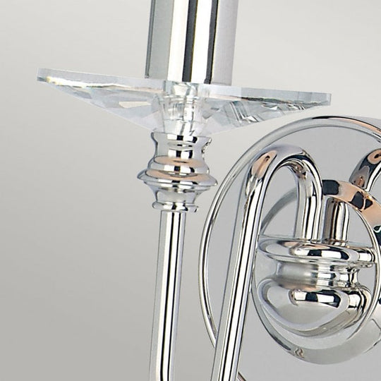 Finsbury Park Wall Light in a Polished Nickel