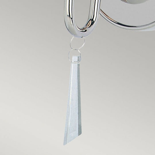 Finsbury Park Wall Light in a Polished Nickel
