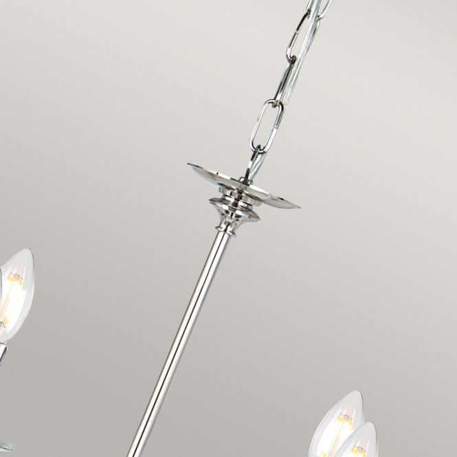 Finsbury Park 6 Light Chandelier in a Old Bronze finish