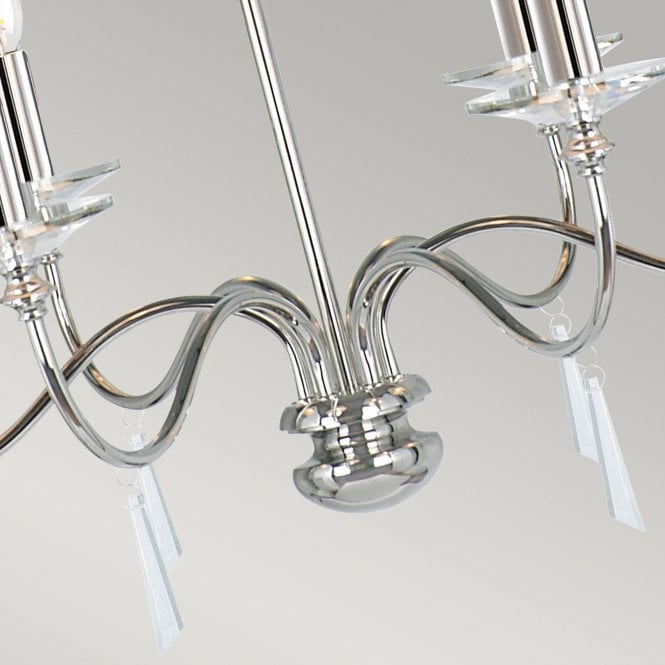 Finsbury Park 6 Light Chandelier in a Old Bronze finish