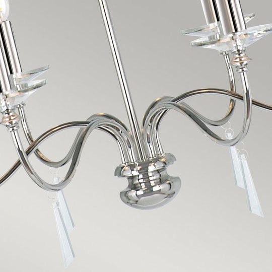 Finsbury Park 6 Light Chandelier in a Old Bronze finish