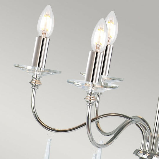 Finsbury Park 6 Light Chandelier in a Old Bronze finish