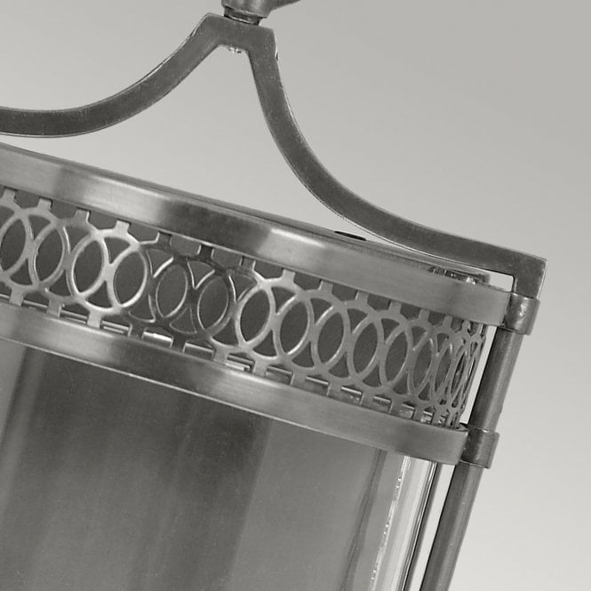 Guildhall Wall Light in a Polished Nickel finish
