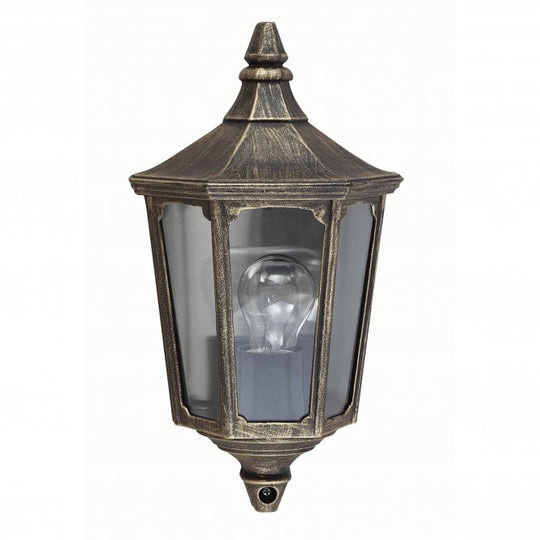 Cricklade Half Lantern Black/Gold