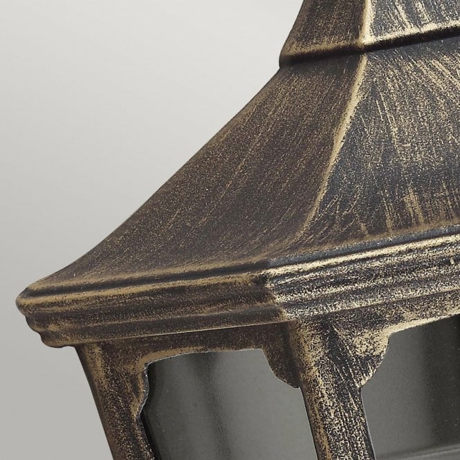 Cricklade Half Lantern Black/Gold
