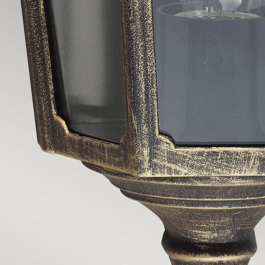 Cricklade Half Lantern Black/Gold