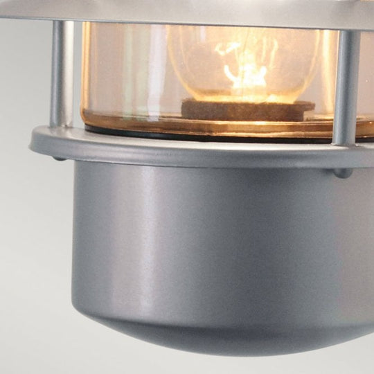 Helsingor Wall Lanternin a silver finish