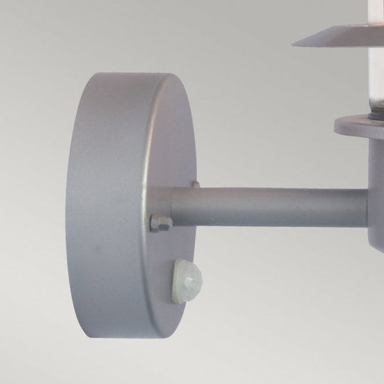 Helsingor Pir Wall Lanternin a silver finish