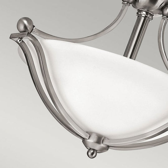 Bolla 2Lt Semi-Flush Brushed Nickel