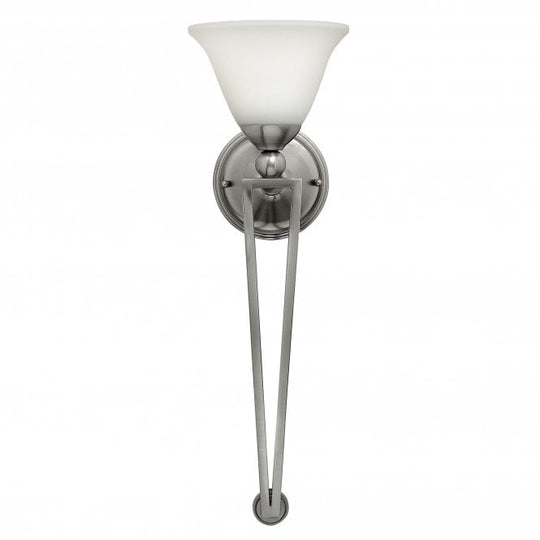 Bolla Wall Torchiere Brushed Nickel