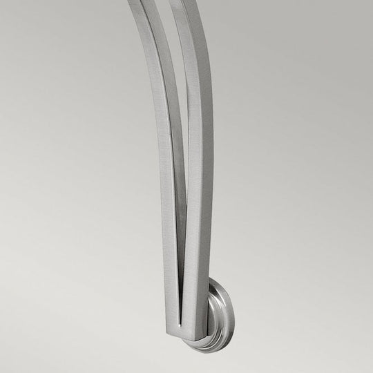 Bolla Wall Torchiere Brushed Nickel