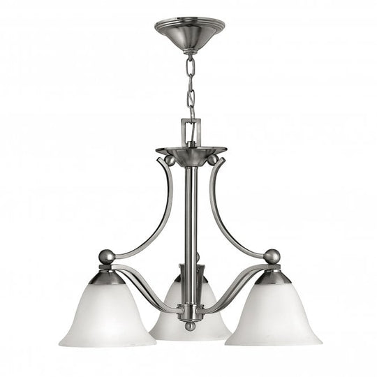Bolla 3Lt Chandelier Brushed Nickel
