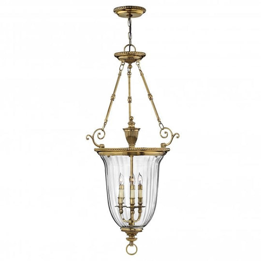 Cambridge Large Pendant Burnished Brass