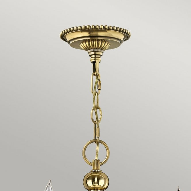 Cambridge 15Lt Chandelier Burnished Brass