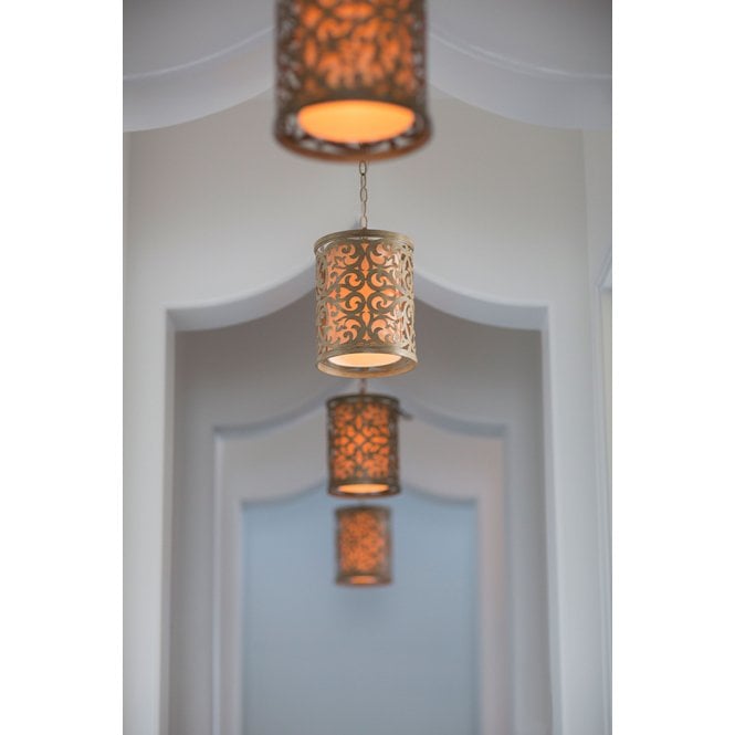 Carabel Mini Pendant Brushed Champagne