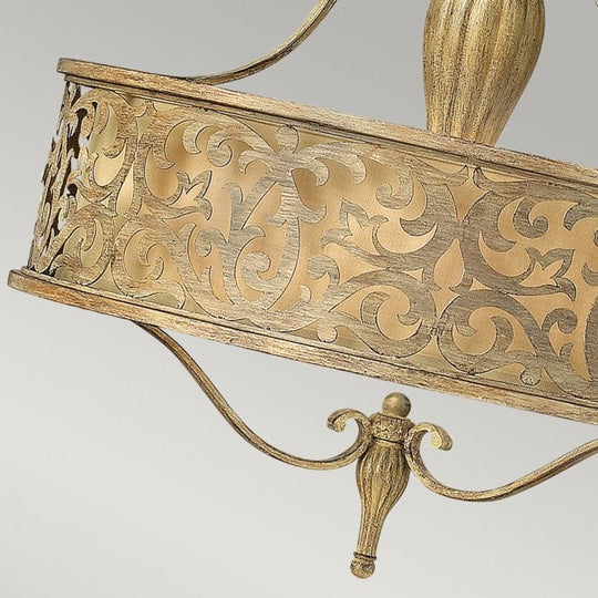 Carabel Pendant Chandelier Brushed Champagne