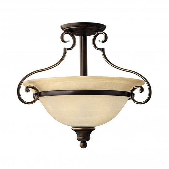 Cello 3Lt Semi-Flush Antique Bronze