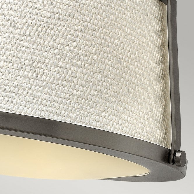 Charlotte Semi-Flush Antique Nickel