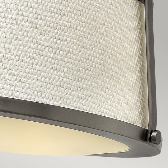 Charlotte Semi-Flush Antique Nickel