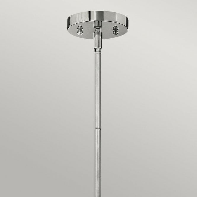 Congress Clear Glass Pendant Chrome