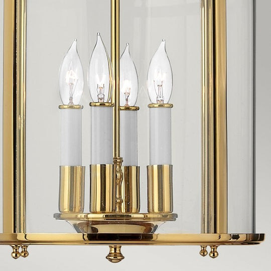Gentry Medium Pendant Polished Gold or Brass