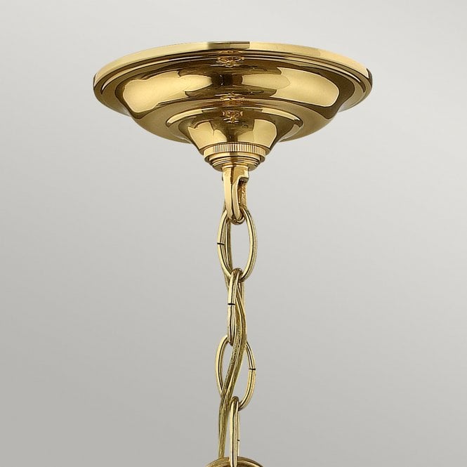 Gentry Small Pendant Polished Gold or Brass